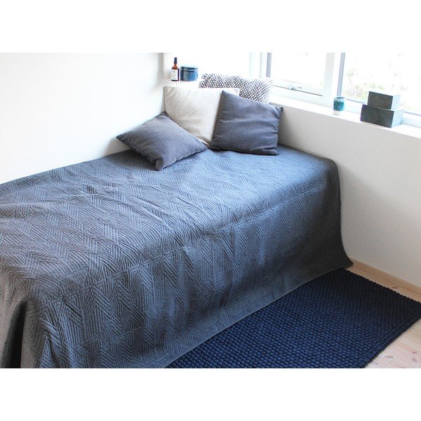 Tappeto in lana blu, 100 x 150 cm Ball Rugs - Wooldot-image-3