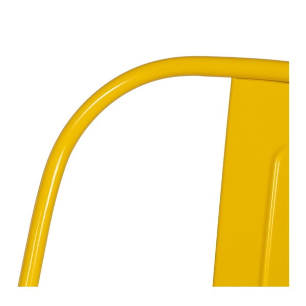 Set di 2 sedie da pranzo gialle in metallo - Ixia-image-4