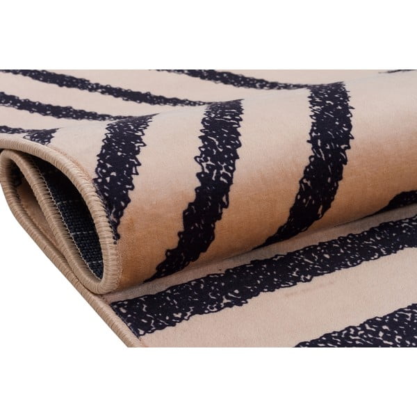 Tappeto lavabile beige 150x80 cm - Vitaus-image-3