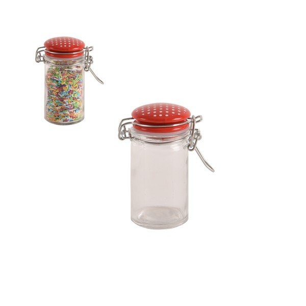 Sklěněná dóza Orion Dots, 100 ml