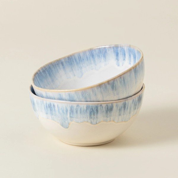 Ciotola in gres azzurro-bianco ø 16 cm Brisa - Costa Nova-image-1