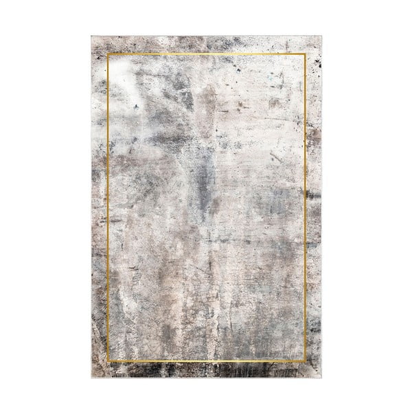 Set di tappetini per il bagno grigi/marroni 2 pz 60x100 cm – Foutastic-image-4