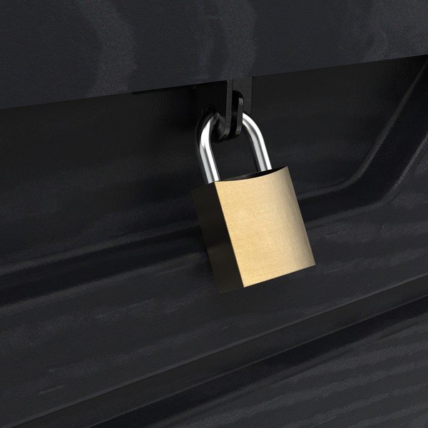 Cassetta portaoggetti da giardino grigio scuro Dolomiti - Toomax-image-3