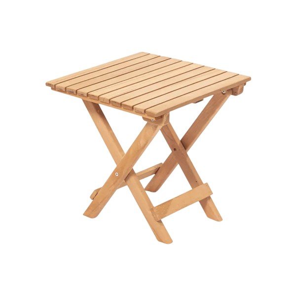 Set da giardino in legno di faggio in colore crema-naturale per 2 persone - Floriane Garden-image-3