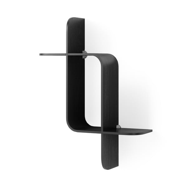 Scaffale a castello in legno di gomma nero 62 cm Montage - Umbra-image-3