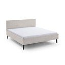 Letto matrimoniale imbottito beige rete non inclusa 180x200 cm Avola – Meise Möbel