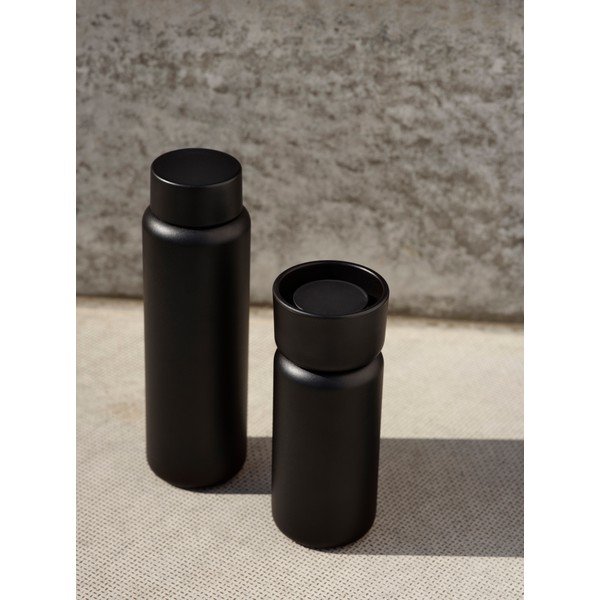 Tazza termica nera in acciaio inox 400 ml Singles – Zone-image-1