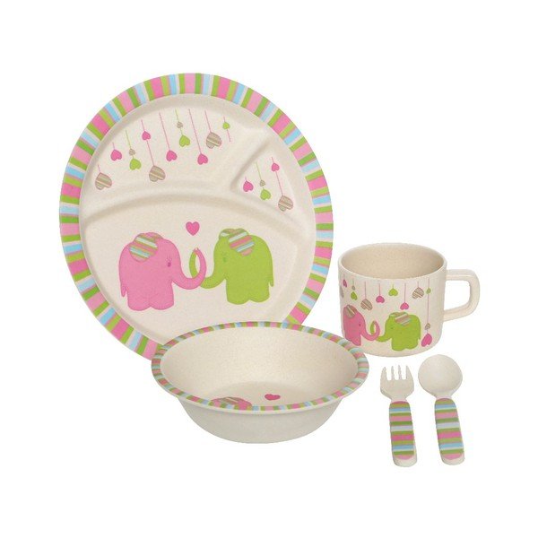 Set di piatti per bambini Elefante, 5 pezzi - Premier Housewares
