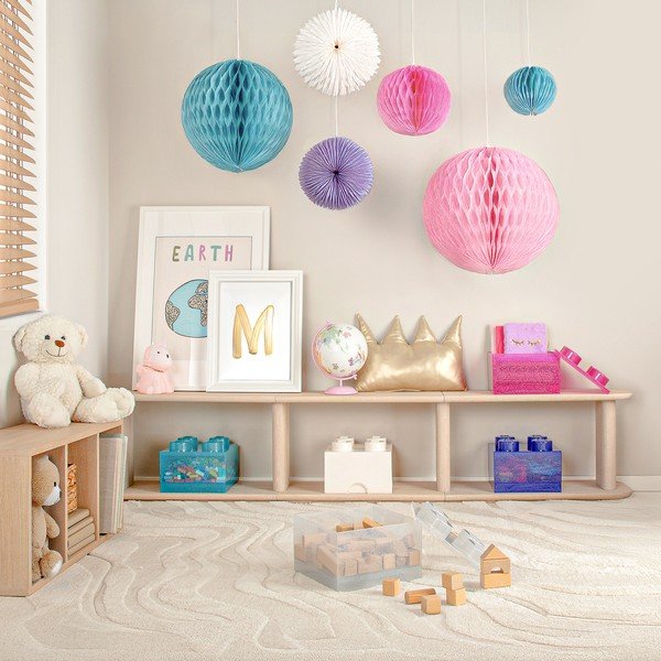 Scatola per bambini azzurra in plastica 25x25x18 cm – LEGO®-image-1