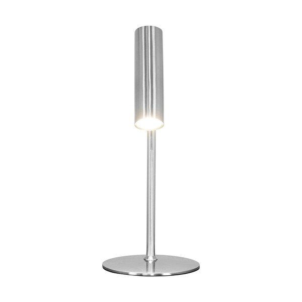 Lampada da tavolo argentata in acciaio (altezza totale 47 cm) Paris – House Nordic-image-3