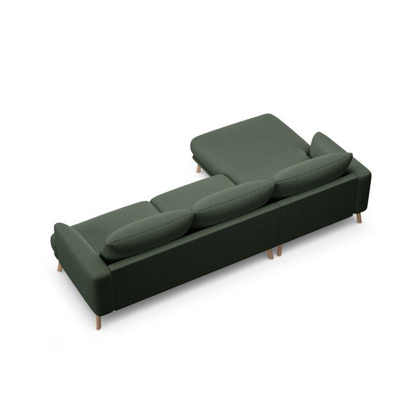 Divano angolare verde (con penisola a sinistra/con chaise lounge) Naomi – Micadoni -image-2