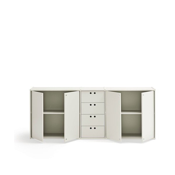Credenza color crema 197x80x40 cm Wally – Teulat-image-4