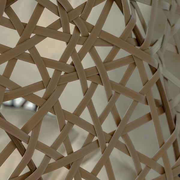 Sedia da giardino sospesa con supporto Florina - Kave Home-image-4