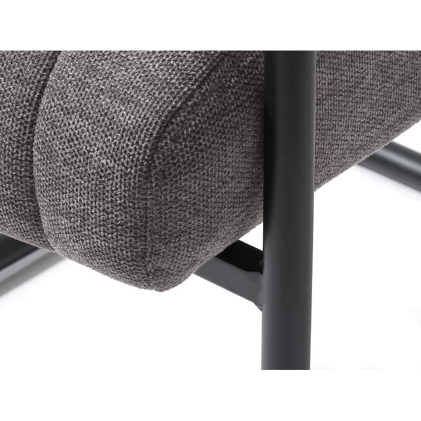 Sedia da pranzo grigio scuro Trout - Unique Furniture-image-4