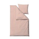Set copripiumino e federa rosa in cotone organico per letto singolo 140x200 cm Echo – Södahl