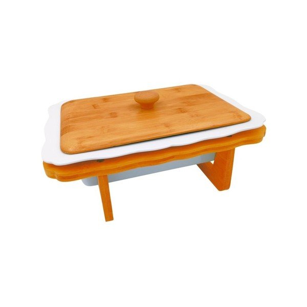 Porcelánový servírovací set na polévku s detaily z bambusu Bambum Caldo