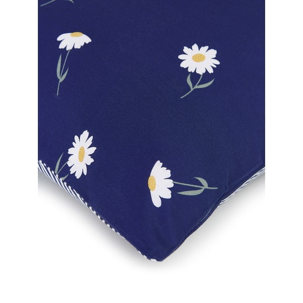 Set di 2 federe decorative blu in cotone ranforce , 40 x 80 cm Daisies - Westwing Collection-image-4