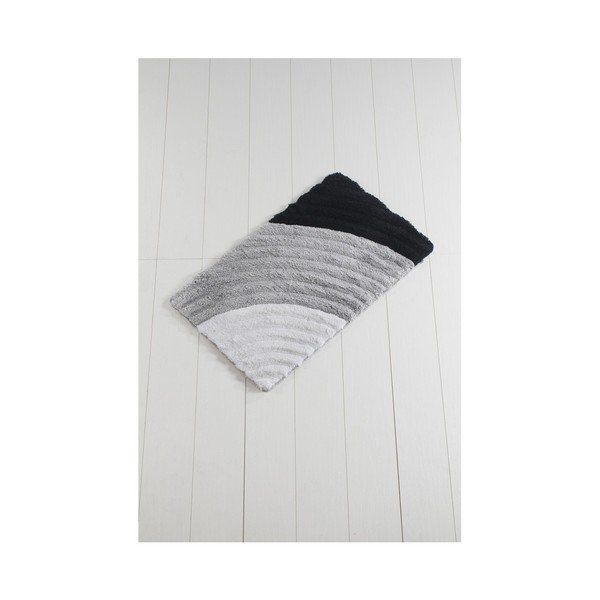 Tappeto da bagno grigio Yaprak Well, 60 x 100 cm - Foutastic