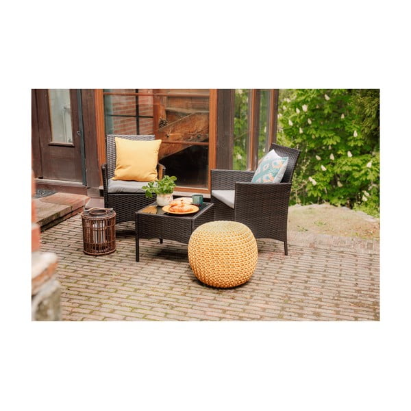 Set di mobili da giardino in rattan artificiale Melony - Timpana-image-2