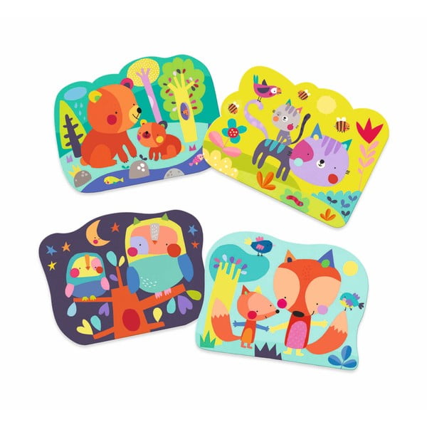 Pagine da colorare ad acqua Forest - Djeco-image-1