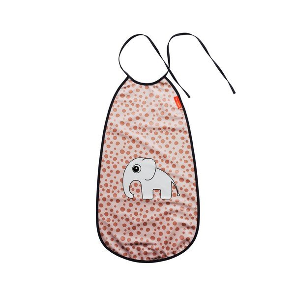 Růžový bryndák Done by Deer Happy Dots