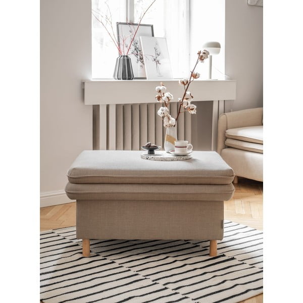 Poggiapiedi marrone chiaro Simon - Miuform-image-4