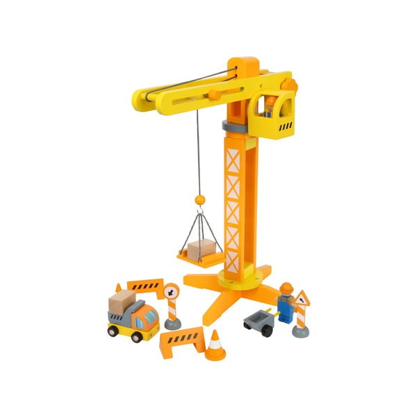 Gru da costruzione in legno per bambini - Legler