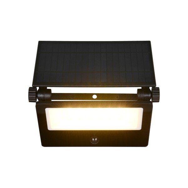 Illuminazione esterna LED con alimentazione a pannelli solari con sensore di movimento da parete (altezza totale 17,5 cm) Moura – Reality-image-2