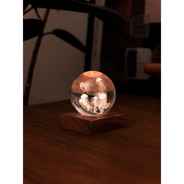 Decorazione luminosa marrone scuro con ricarica USB Amber – Gingko-image-3