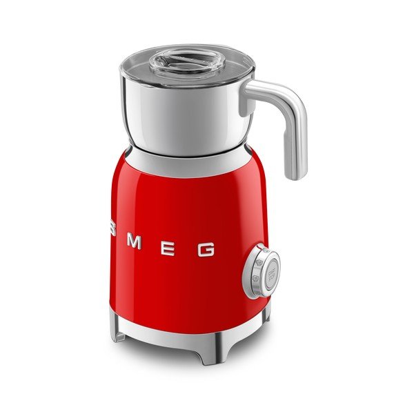 Frullino elettrico rosso per il latte Retro Style - SMEG-image-2