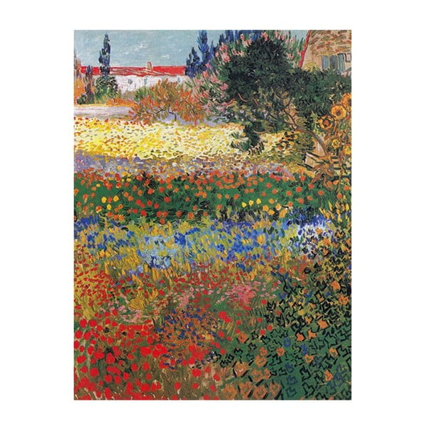 Riproduzione pittorica 45x60 cm Vincent van Gogh - Flower garden - Fedkolor
