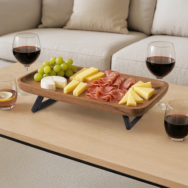 Vassoio in legno 16x46 cm Mango – Orion-image-1