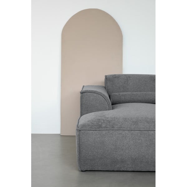 Divano angolare componibile grigio (con penisola a sinistra) Flex Felix – Miuform-image-4