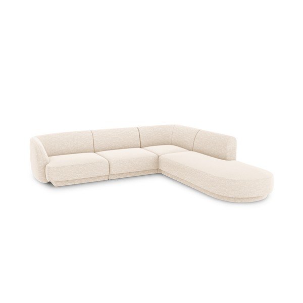 Divano angolare crema (angolo destro) Miley - Micadoni Home-image-3