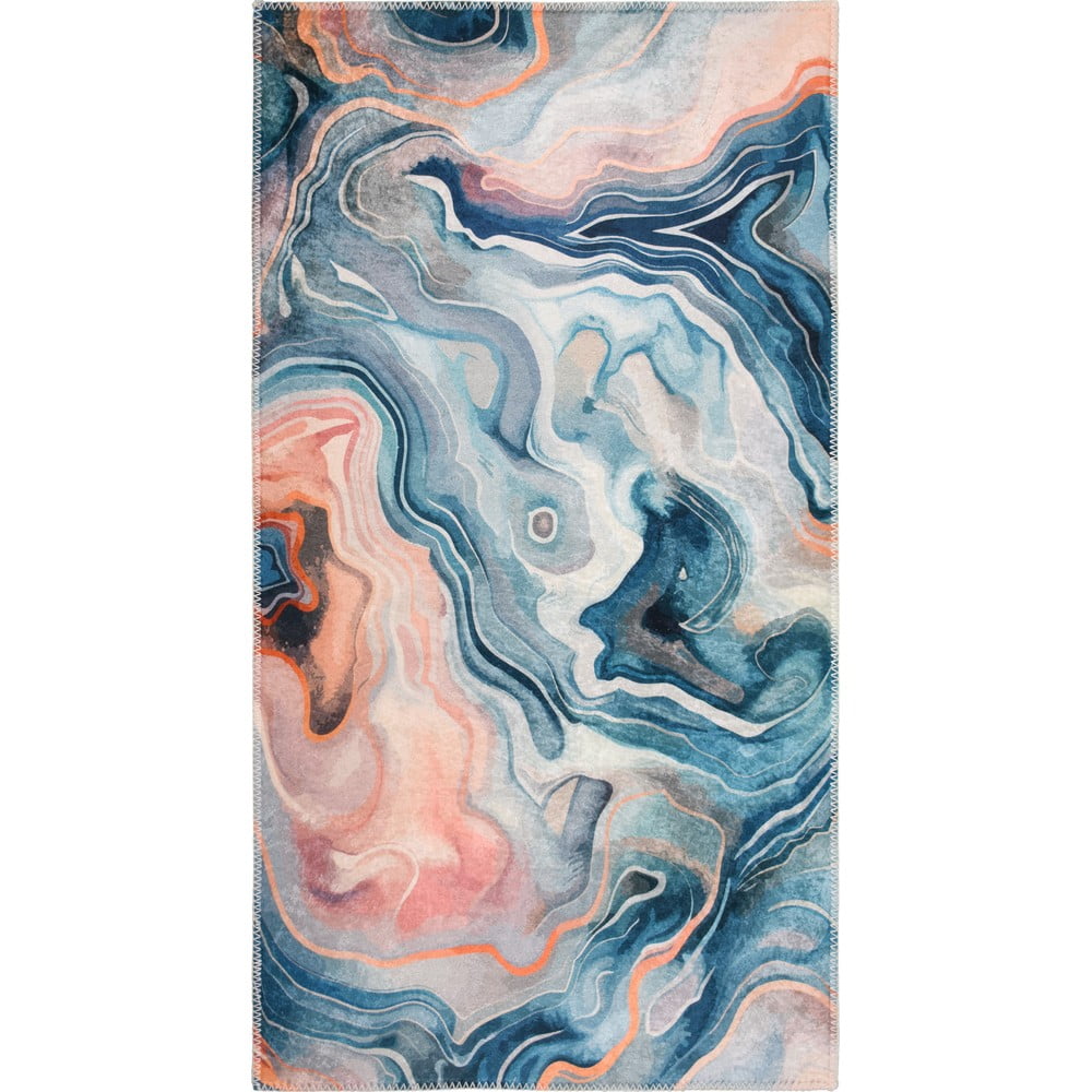 Tappeto blu e rosa lavabile 60x100 cm Colors of Joy – Vitaus | Tappeti