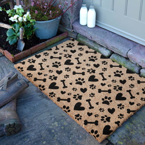 Zerbino in fibre di cocco 40x60 cm Paws and Bones – Artsy Doormats-image-2