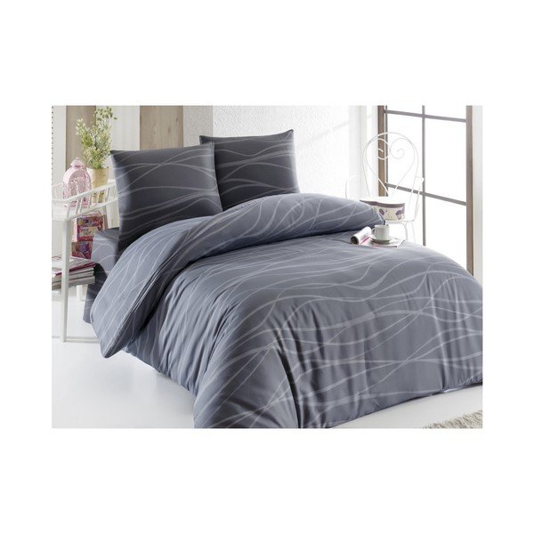 Biancheria da letto matrimoniale con lenzuolo Wisdom, 200 x 220 cm - Mijolnir