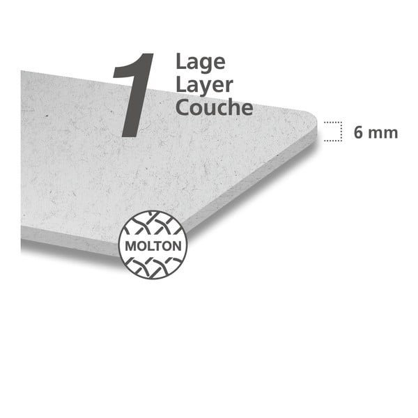 Tappetino di ricambio per asse da stiro Molleton, 130 x 52 cm - Wenko-image-1