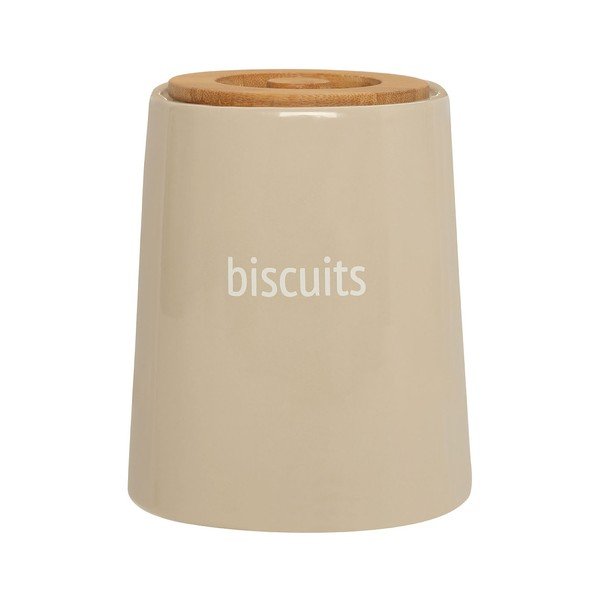 Scatola per biscotti alla crema con coperchio in bambù Fletcher, 1,5 l - Premier Housewares