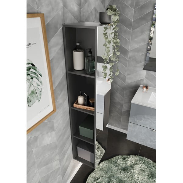 Mobile bagno antracite 31x144 cm Vasio - Germania-image-4