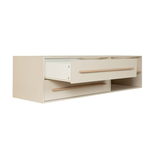 Letto da bambini beige con contenitore rete non inclusa 90x200 cm Captain – Roba-image-4