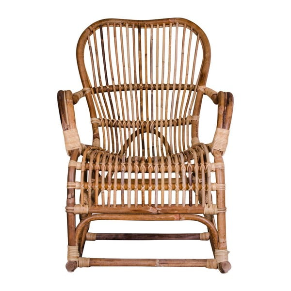 Sedia a dondolo in rattan Celta - House Nordic-image-1