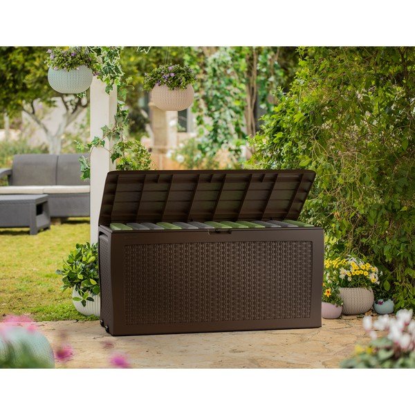 Contenitore da giardino marrone scuro in plastica Samoa – Keter-image-4