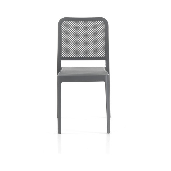 Sedie da pranzo in set grigie in plastica 2 pz Sabine – Tomasucci-image-4