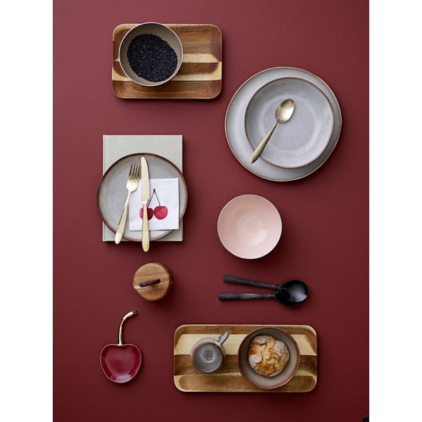 Posate in acciaio inox color oro 4 pezzi - Bloomingville-image-1