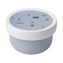 Portapranzo per bambini bianco/azzurro in plastica Sailors Bay by Little Dutch – Mepal