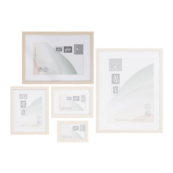 Cornice di colore naturale da appendere 32x42 cm Sencillo – Casa Selección-image-2