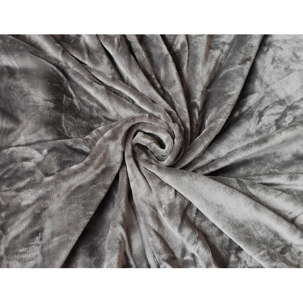 Lenzuolo grigio in micropush, 180 x 200 cm - My House-image-1