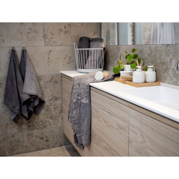 Vestaglia in lino grigio Inu - Zone-image-1