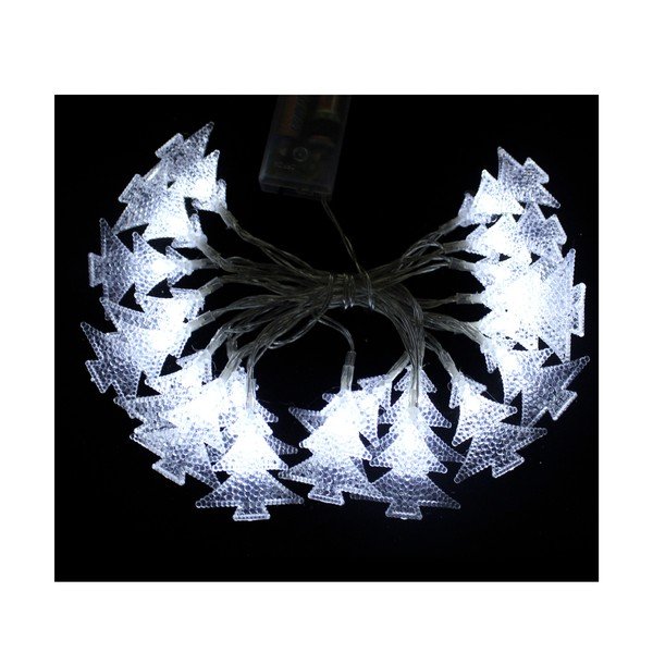 Catena luminosa a LED bianchi Unimasa Pino, 20 luci - Casa Selección